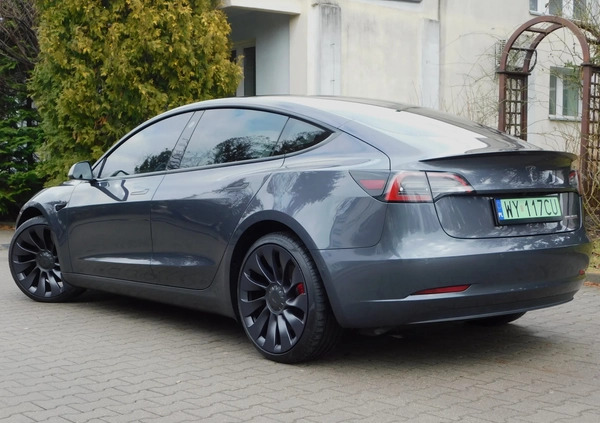 Tesla Model 3 cena 169900 przebieg: 18000, rok produkcji 2022 z Zduny małe 137